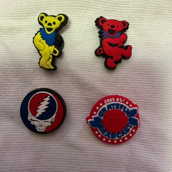 Grateful Dead Jibbitz croc charms NWOT - Picture 4 of 5